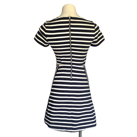 Express French Breton Striped Mini Scuba Dress - Picture 3 of 11
